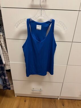 Lucky in Love Royal Blue Racerback Tank